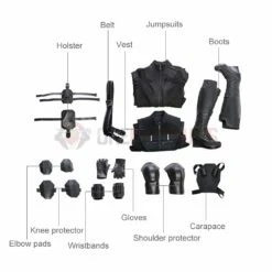 Black Widow Cosplay Costumes Classic Avengers Natasha Black Suits