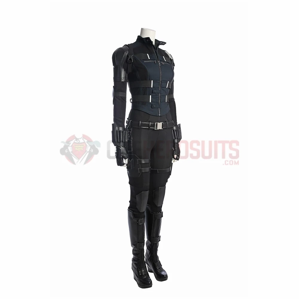 Black Widow Cosplay Costumes Classic Avengers Natasha Black Suits 6 Black Widow Cosplay Costumes Classic Avengers Natasha Black Suits - Image 4