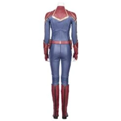 Captain Marvel Blue Cosplay Costumes Carol Danvers High Boots Version -One Hero Suits Store m20180239a 11