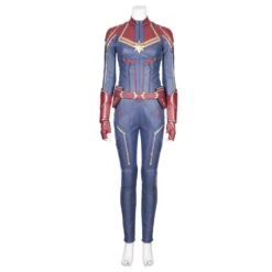 Captain Marvel Blue Cosplay Costumes Carol Danvers High Boots Version -One Hero Suits Store m20180239a 12