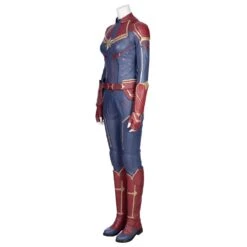 Captain Marvel Blue Cosplay Costumes Carol Danvers High Boots Version -One Hero Suits Store m20180239a 2