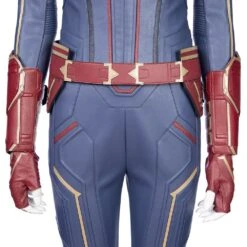 Captain Marvel Blue Cosplay Costumes Carol Danvers High Boots Version -One Hero Suits Store m20180239a 6