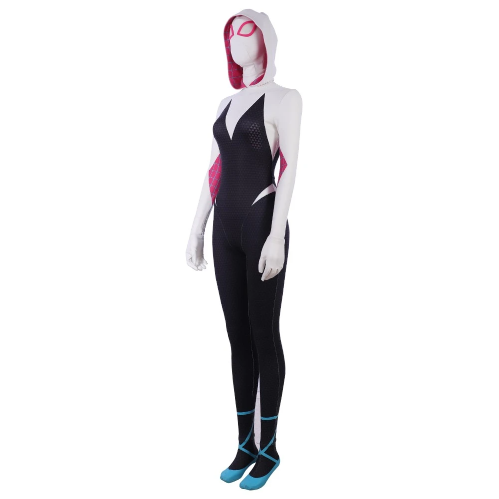 Gwen Stacy Cosplay Costumes Into The Spider Verse Spider Girl Gwen Suits 4 Gwen Stacy Cosplay Costumes Into The Spider Verse Spider Girl Gwen Suits - Image 2