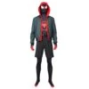 Miles Morales Cosplay Costumes Spider Man Into The Spider Verse Miles Green Coat -One Hero Suits Store m20190254a 1