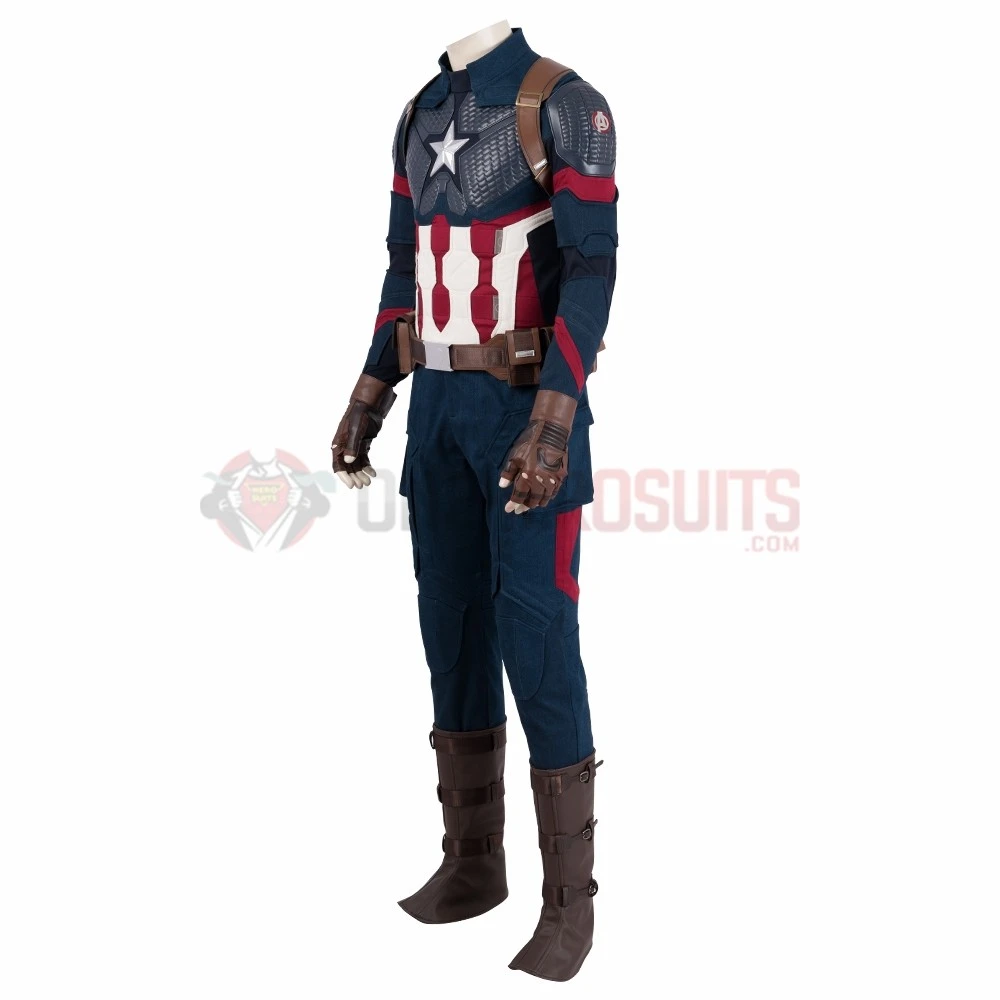Captain America Cosplay Costumes Endgame Movie Level Suits 9 Captain America Cosplay Costumes Endgame Movie Level Suits - Image 7