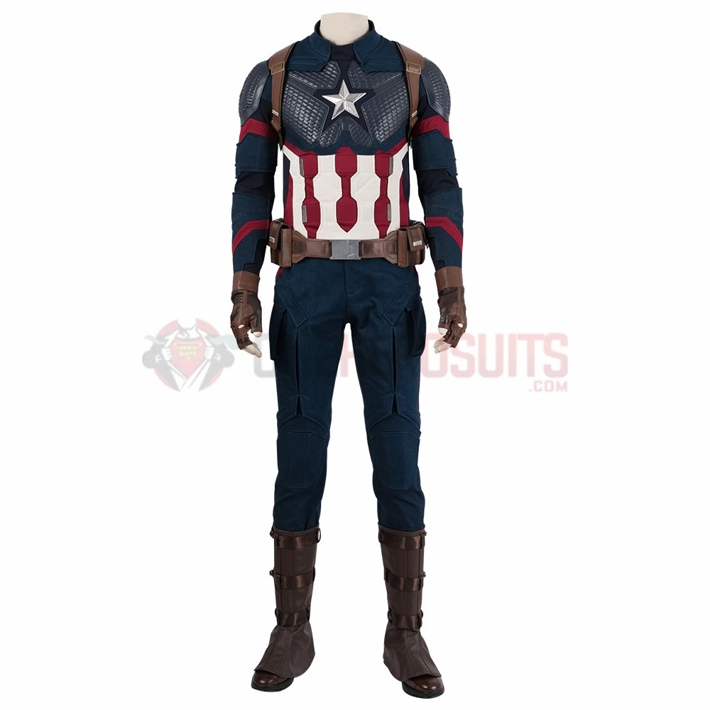 Captain America Cosplay Costumes Endgame Movie Level Suits 4 Captain America Cosplay Costumes Endgame Movie Level Suits - Image 2