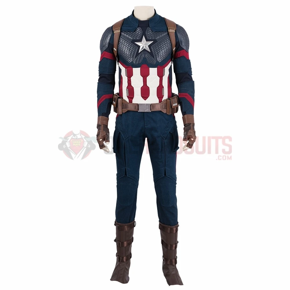Captain America Cosplay Costumes Endgame Movie Level Suits 8 Captain America Cosplay Costumes Endgame Movie Level Suits - Image 6