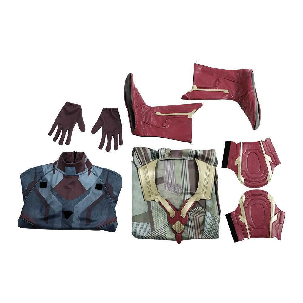 WandaVision Cosplay Costumes Vision Cosplay Suits 19 WandaVision Cosplay Costumes Vision Cosplay Suits - Image 17