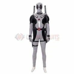 Deadpool Wade Wilson Cosplay Costumes Leather White X Force Edition -One Hero Suits Store m20200353a 23