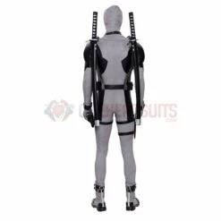 Deadpool Wade Wilson Cosplay Costumes Leather White X Force Edition -One Hero Suits Store m20200353a 4