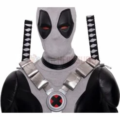 Deadpool Wade Wilson Cosplay Costumes Leather White X Force Edition -One Hero Suits Store m20200353a 8