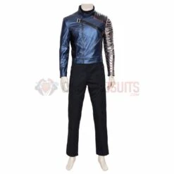 The Falcon And The Winter Soldier Cosplay Costumes The Winter Soldier Leather Suits -One Hero Suits Store m20210369a 11