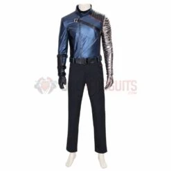 The Falcon And The Winter Soldier Cosplay Costumes The Winter Soldier Leather Suits -One Hero Suits Store m20210369a 13