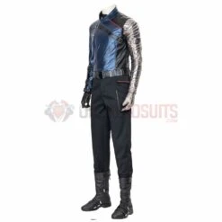 The Falcon And The Winter Soldier Cosplay Costumes The Winter Soldier Leather Suits -One Hero Suits Store m20210369a 4
