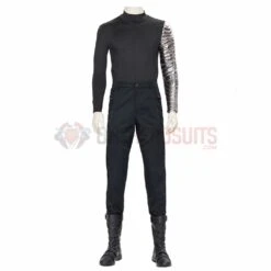 The Falcon And The Winter Soldier Cosplay Costumes The Winter Soldier Leather Suits -One Hero Suits Store m20210369a 7