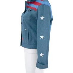 Doctor Strange 2 Cosplay Costumes Miss America Blue Coat -One Hero Suits Store m20220475a 12