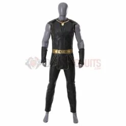 Thor 4 Cosplay Costumes Fur Collar Black Top Level Suits -One Hero Suits Store m20220487a 10