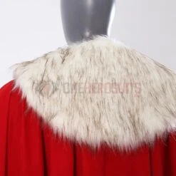 Thor 4 Cosplay Costumes Fur Collar Black Top Level Suits -One Hero Suits Store m20220487a 13