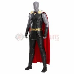 Thor 4 Cosplay Costumes Fur Collar Black Top Level Suits -One Hero Suits Store m20220487a 2