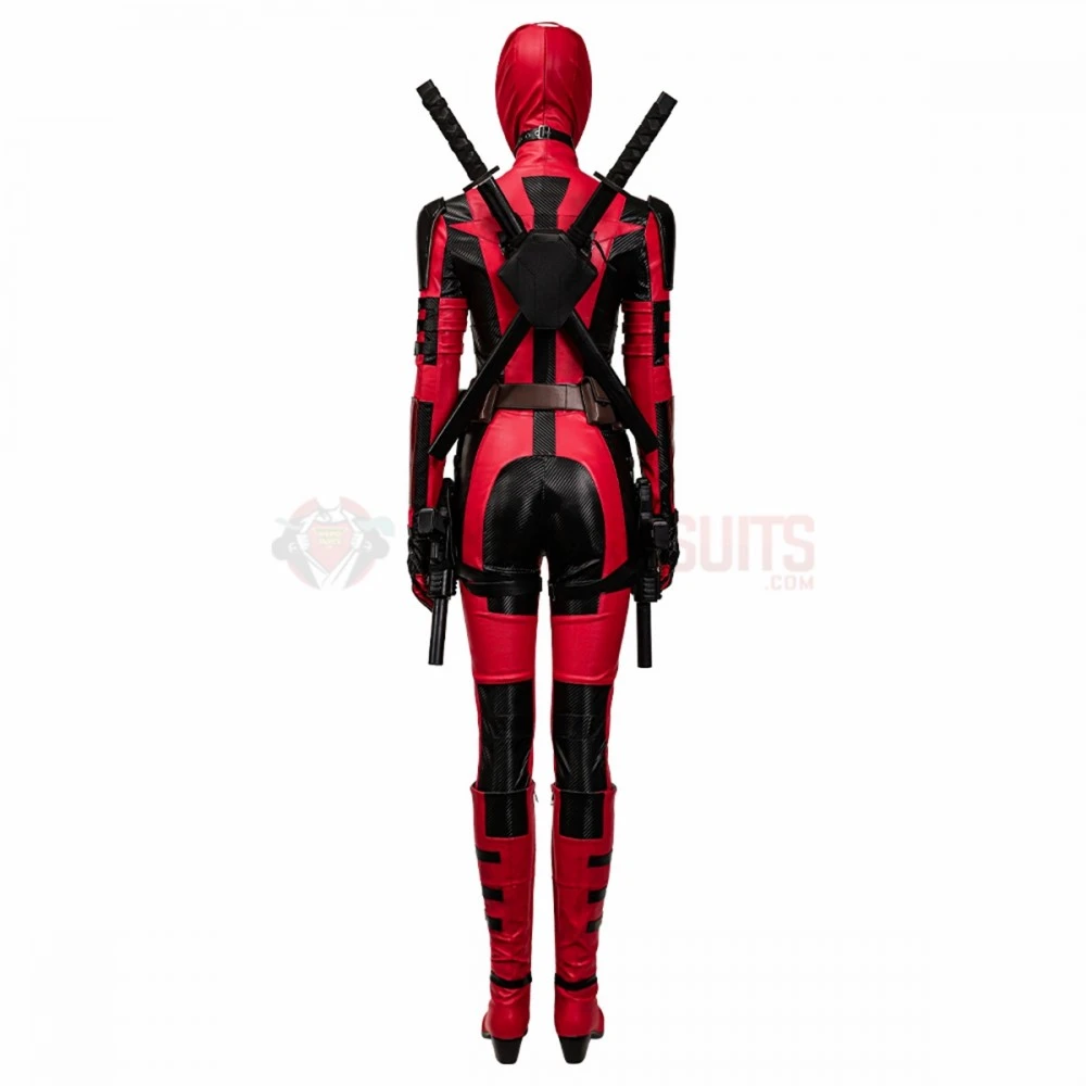 Deadpool 3 Lady Deadpool Cosplay Costumes Female Leather Suits Top Level 8 Deadpool 3 Lady Deadpool Cosplay Costumes Female Leather Suits Top Level - Image 6