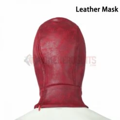 Deadpool Cosplay Costumes Movie Level Leather Suits -One Hero Suits Store mask 5