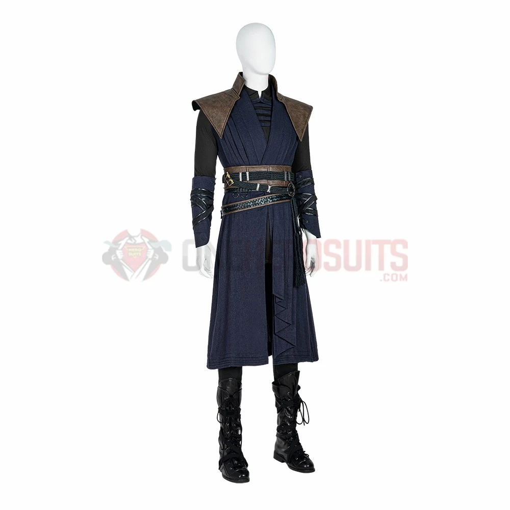Evil Doctor Strange Cosplay Costumes Blue Suits 6 Evil Doctor Strange Cosplay Costumes Blue Suits - Image 4