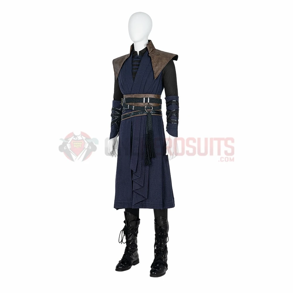 Evil Doctor Strange Cosplay Costumes Blue Suits 5 Evil Doctor Strange Cosplay Costumes Blue Suits - Image 3