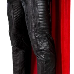 Thor 4 Cosplay Costumes With Fur Collar Black Suits -One Hero Suits Store my22074a 19