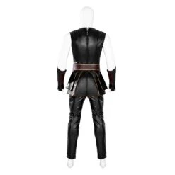 Thor 4 Cosplay Costumes With Fur Collar Black Suits -One Hero Suits Store my22074a 7