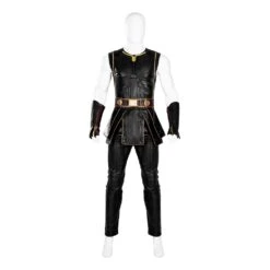 Thor 4 Cosplay Costumes With Fur Collar Black Suits -One Hero Suits Store my22074a 8