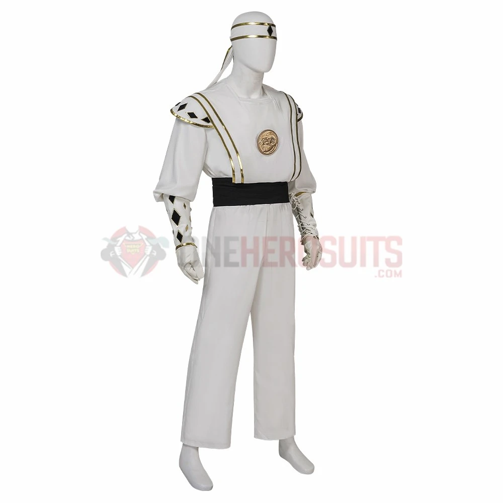 White Ninja Ranger Cosplay Costumes Tommy Oliver Top Level Suits 12 White Ninja Ranger Cosplay Costumes Tommy Oliver Top Level Suits - Image 10