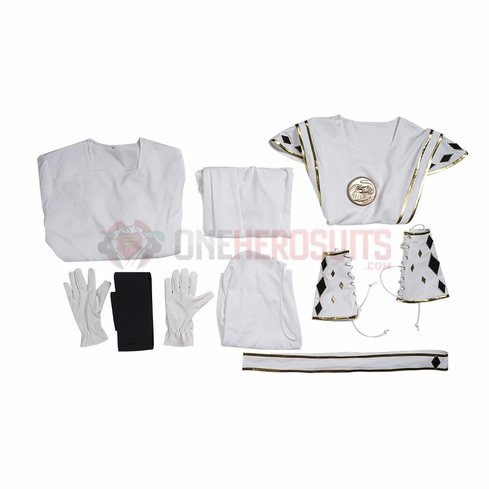 White Ninja Ranger Cosplay Costumes Tommy Oliver Top Level Suits 3 White Ninja Ranger Cosplay Costumes Tommy Oliver Top Level Suits