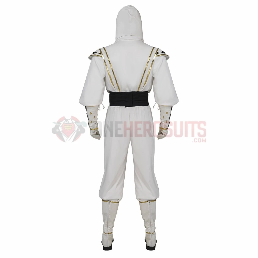 White Ninja Ranger Cosplay Costumes Tommy Oliver Top Level Suits 5 White Ninja Ranger Cosplay Costumes Tommy Oliver Top Level Suits - Image 3