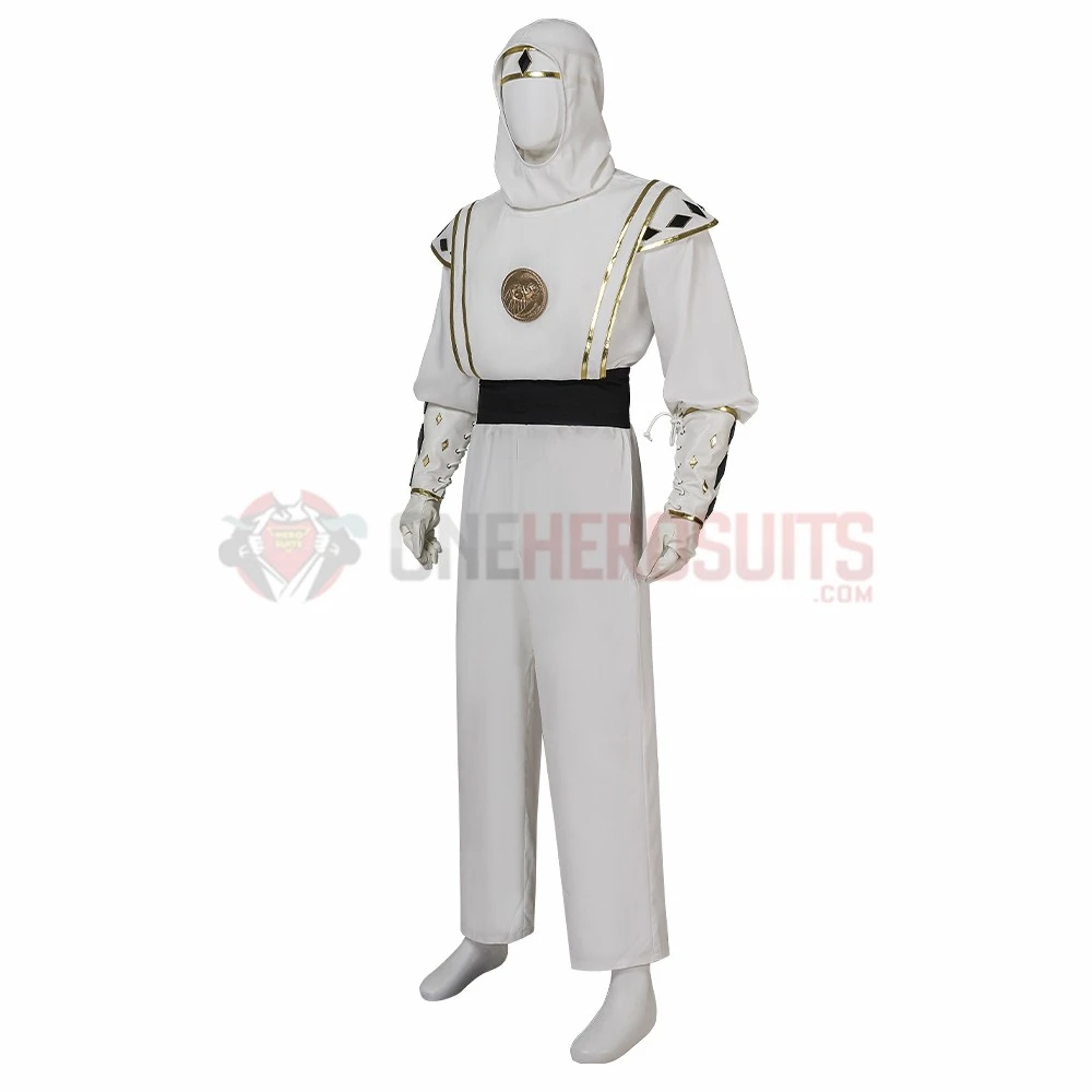 White Ninja Ranger Cosplay Costumes Tommy Oliver Top Level Suits 13 White Ninja Ranger Cosplay Costumes Tommy Oliver Top Level Suits - Image 11