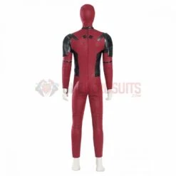 Deadpool 3 Cosplay Costumes Red Leather Suits -One Hero Suits Store my23130a 10