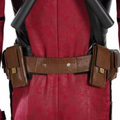 Deadpool 3 Cosplay Costumes Red Leather Suits -One Hero Suits Store my23130a 12