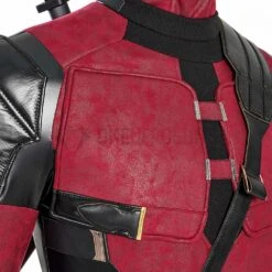 Deadpool 3 Cosplay Costumes Red Leather Suits -One Hero Suits Store my23130a 18