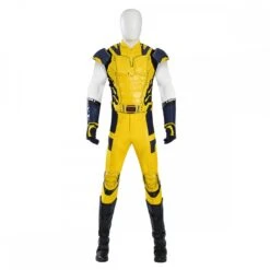 Deadpool 3 Cosplay Costumes Wolverine Yellow Leather Suits -One Hero Suits Store my23132a 3