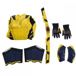 Deadpool 3 Cosplay Costumes Wolverine Yellow Leather Suits -One Hero Suits Store my23132a 6
