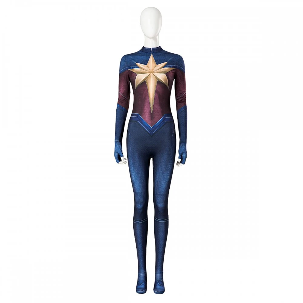The Marvels Carol Danvers Cosplay Costumes Battle Jumpsuits 3 The Marvels Carol Danvers Cosplay Costumes Battle Jumpsuits