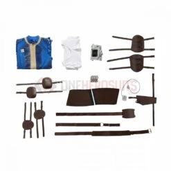 Male Lucy TV Cosplay Costumes Blue Top Level Suits