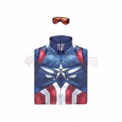 Captain America Brave New World Cosplay Costumes HD Printed Jumpsuit
