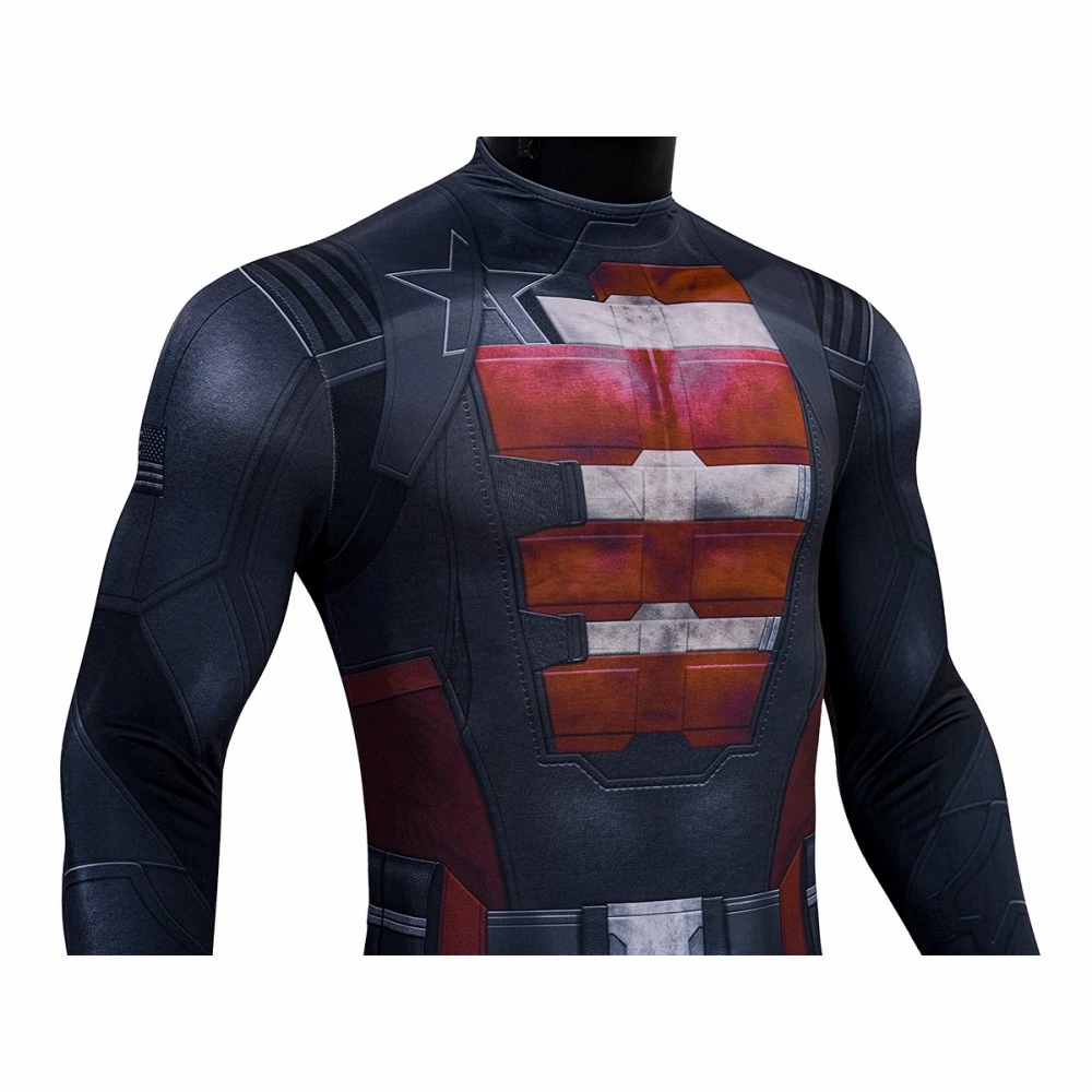 Thunderbolts Cosplay Costumes US Agent HD Printed Jumpsuit 9 Thunderbolts Cosplay Costumes US Agent HD Printed Jumpsuit - Image 7