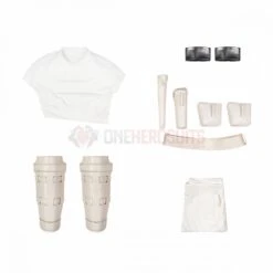 Star Wars Episode II Cosplay Costumes Padme Amidala Top Level White Short Suits