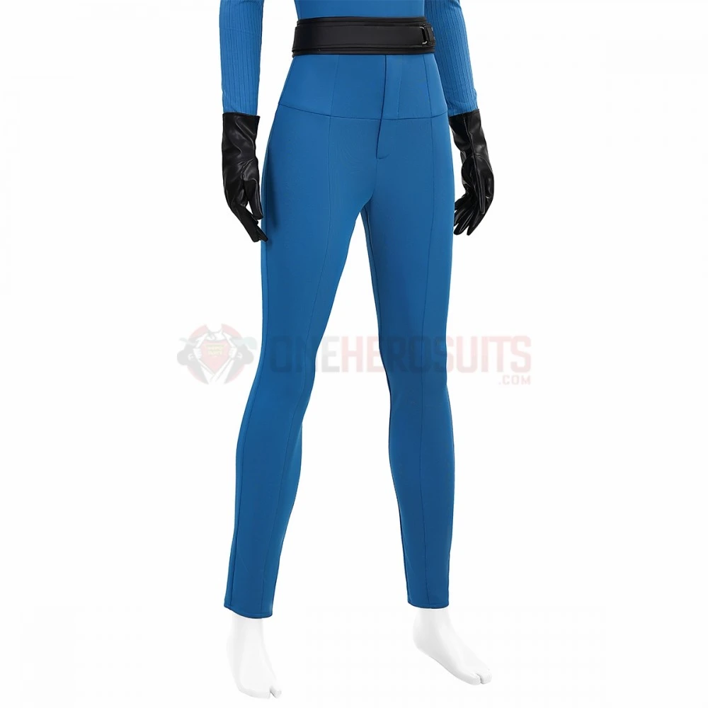 The Fantastic Four First Steps Blue Classic Cosplay Costumes Invisible Woman Suits 16 The Fantastic Four First Steps Blue Classic Cosplay Costumes Invisible Woman Suits - Image 14