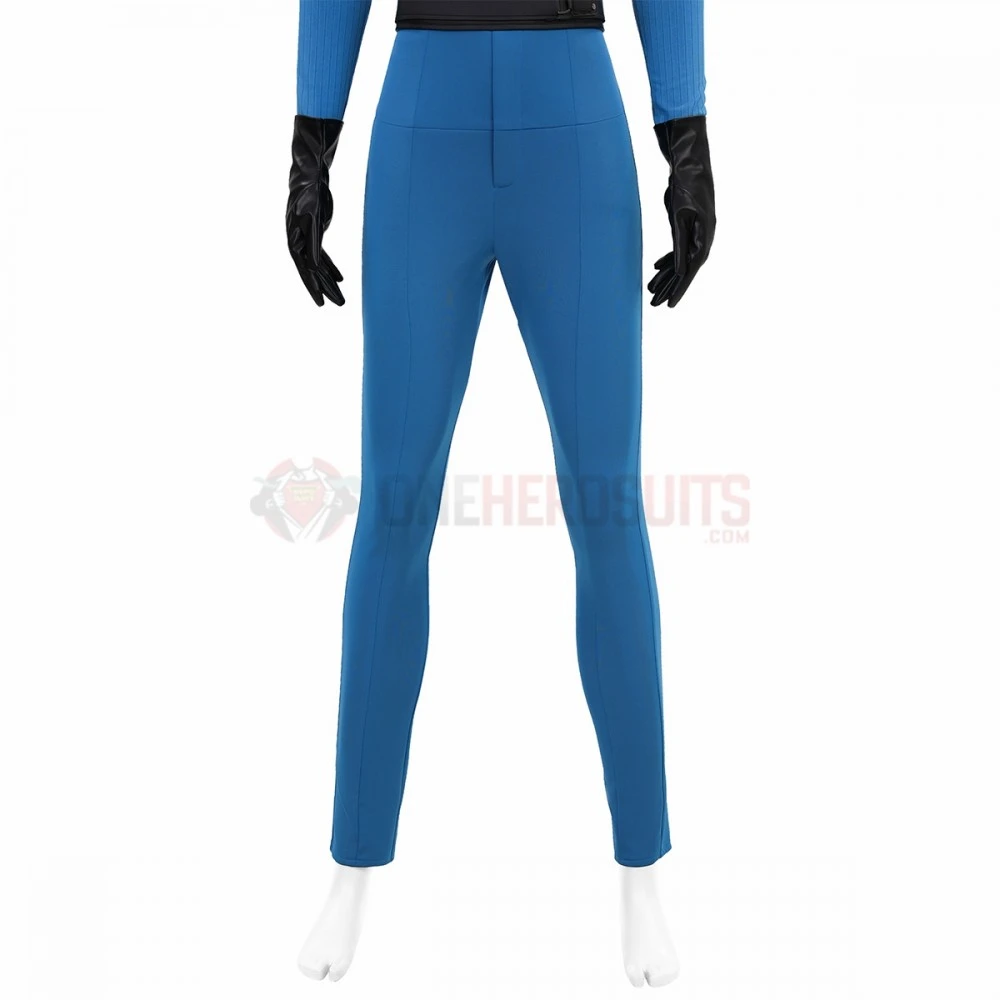 The Fantastic Four First Steps Blue Classic Cosplay Costumes Invisible Woman Suits 15 The Fantastic Four First Steps Blue Classic Cosplay Costumes Invisible Woman Suits - Image 13