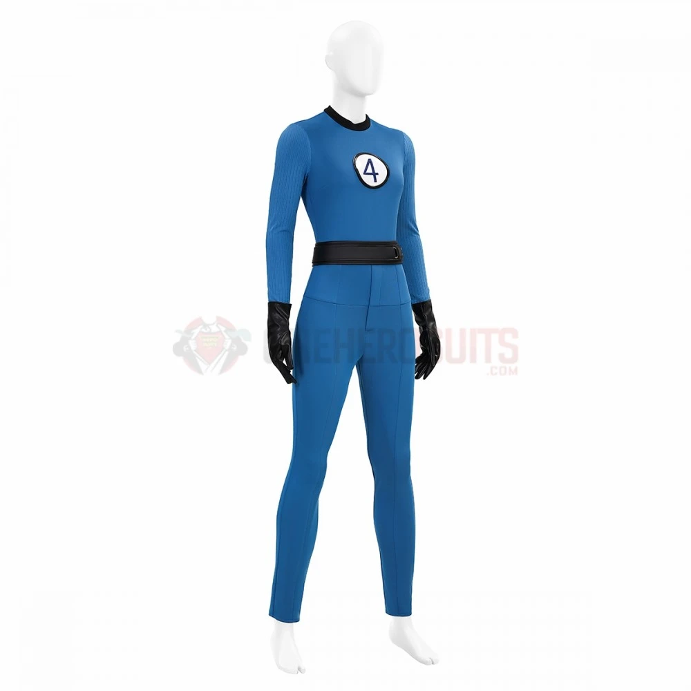 The Fantastic Four First Steps Blue Classic Cosplay Costumes Invisible Woman Suits 10 The Fantastic Four First Steps Blue Classic Cosplay Costumes Invisible Woman Suits - Image 8