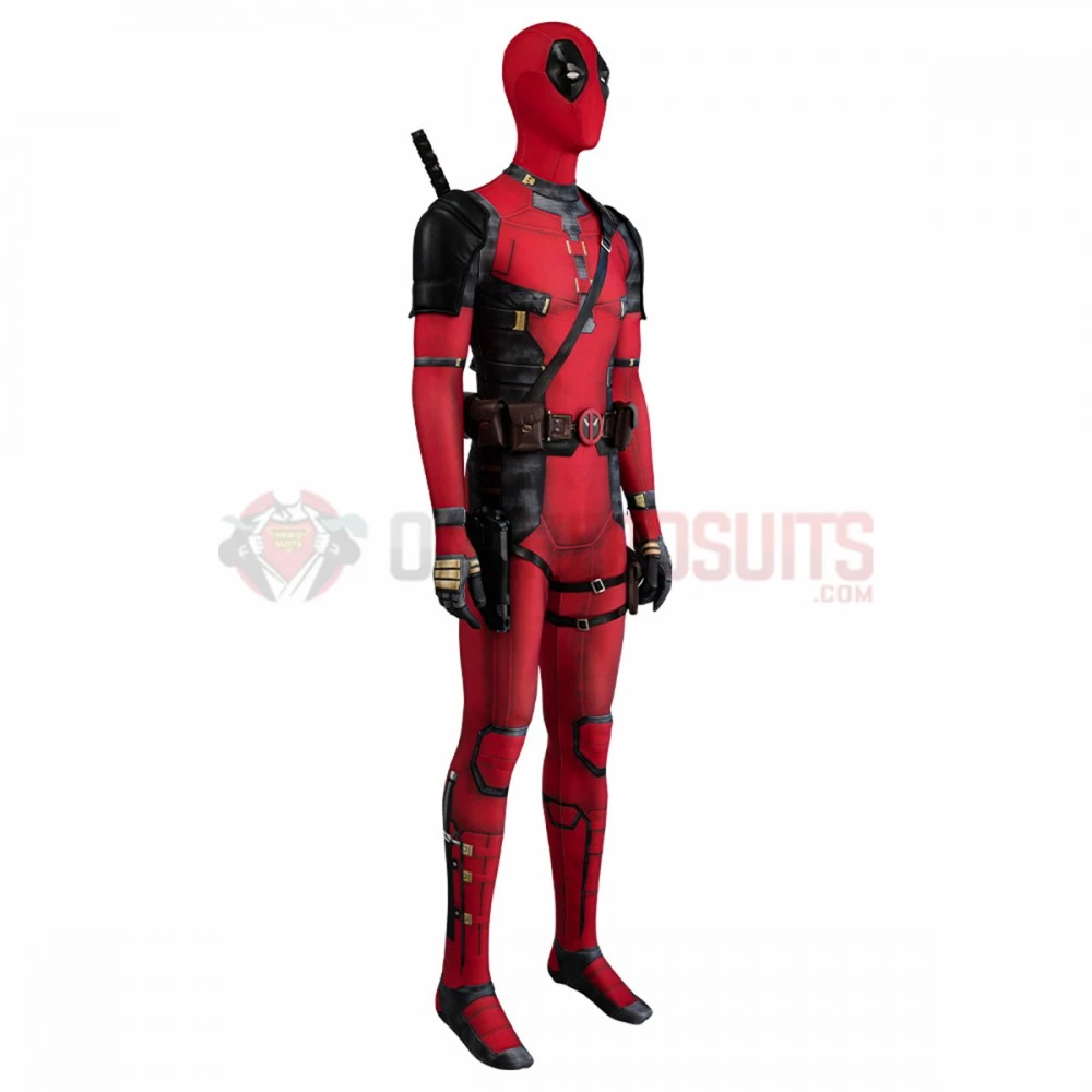 Deadpool & Wolverine Cosplay Costumes Samurai Deadpool Jumpsuits 6 Deadpool & Wolverine Cosplay Costumes Samurai Deadpool Jumpsuits - Image 4