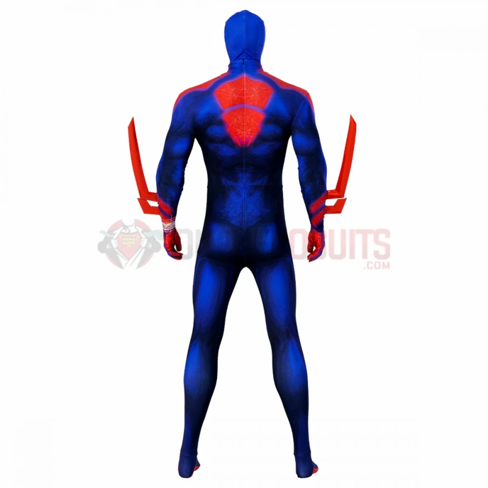 Across The Spider-Verse Spider-Man 2099 Cosplay Jumpsuits With Cloak 20 Across The Spider-Verse Spider-Man 2099 Cosplay Jumpsuits With Cloak - Image 18
