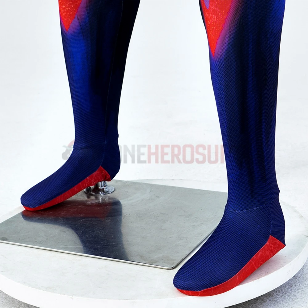 Across The Spider-Verse Spider-Man 2099 Cosplay Jumpsuits With Cloak 8 Across The Spider-Verse Spider-Man 2099 Cosplay Jumpsuits With Cloak - Image 6
